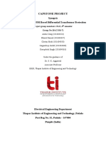 Differential Transformer Protection