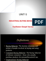 Unit-5 Industrial Buying Behaviour