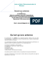 Résumé Cours D'antennes Licence2GTR 2020