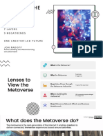 Building The Metaverse: The Megadeck: 160+ Companies 7 Layers 9 Megatrends One Creator-Led Future Jon Radoff