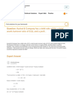 Question: Austral & Company Has A Debt Ratio of 0.5, A Total Assets Turnover Ratio of 0.25, and A Pro ..