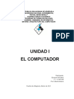 Unidad I El ComputadorI 