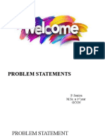 Problem Statement