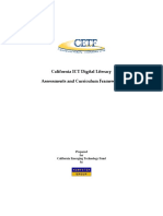 California ICT Assessments and Curriculum Framework