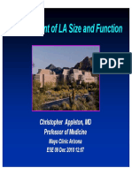 Assessment of Left Atrium