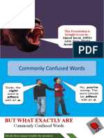 Commonly Confused Words Presentation