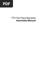 TTO Standard Flat Pack Bracket Assembly Manual English