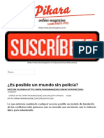 ¿Es Posible Un Mundo Sin Policía? Pastori Filigrana