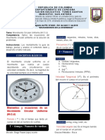 Tema 6. MOVIMIENTO CIRCULAR UNIFORME