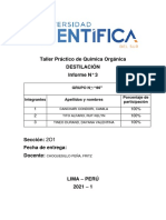 INFORME 3 - Grupo 6 - Destilación.