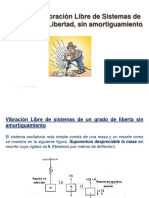 Modulo II Vibraciones de Un Grado Sin Amortiguamiento