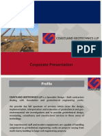 Corporate Presentation: Coastland Geotechnics LLP