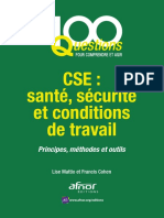 SST - Santé, Sécurité Et Conditions de Travail - Principes, Méthodes Et Outils