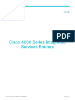 Cisco 4000 Series Integrated Services Routers