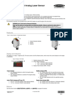 Q4X Stainless Steel Analog Laser Sensor: Quick Start Guide