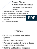 Severe Storms: Tropical Cyclones (Hurricanes)