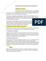 Características Esenciales de Un Presupuesto de Bienes de Capital