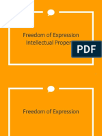 Lecture 4 - Freedom of Expression and Intellectual Property