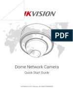 Dome Network Camera: Quick Start Guide