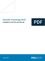 Dell Emc Poweredge R240: Installation and Service Manual