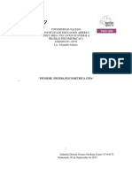 Informe Pruebas Psicometricas Cep