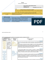 Planeamiento Mensual de Ciencias 7° - Febrero