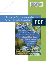 Lista de Nome Judaico-Sefarditas Luso-Brasileiros