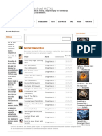 Letras Traducidas - El Portal Del METAL