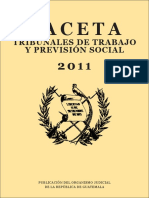 Gaceta de Trabajo 2011