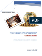 Facultades de Ejecutivo en Materia Económica