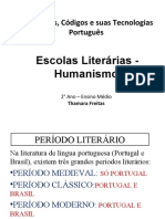 Escola Literária - Humanismo