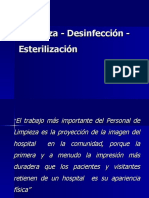 Limpieza - Desinfeccion - Esterilizacion