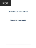 Practise Guide - Fix Asset Management