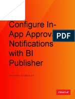 Configure In-App Approval Notifications With BI Publisher: White Paper / October 24, 2019