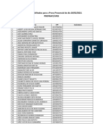 Lista de Candidatos Habilitados