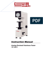 Bench Top Dial Hardness Tester User Manual