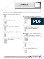 Examen Mensual 01 - Aritmética 2do Secundaria