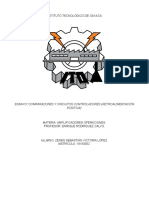 Comparadores y Circuitos Controladores (Retroalimentación Positiva