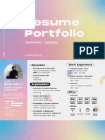 Bebby CV & Portfolio PR