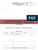 ITT-Prueba de Presión en Redes de Agua Fria y Caliente Prevaciado - Rev.0