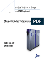 Status of Biofuelled Turbec Microturbines: Bio-Fuelled Micro Gas Turbines in Europe