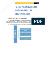 Tema 1. El Patrimonio Empresarial.