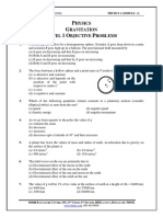 P G L 1 O P: Hysics Ravitation Evel Bjective Roblems