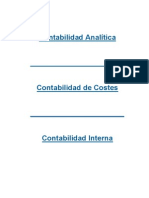 Contabilidad Analitica