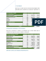 Inversiones Fijas o Tangibles