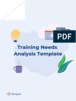 Training Needs Analysis Template