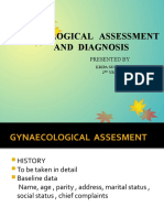 Gynaecological Assessment