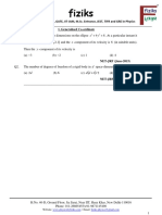 Classical Mechanics@Previous Year Topic Wise Questions Solved