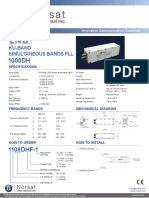 Ku-Band Simultaneous Bands PLL: Specifications