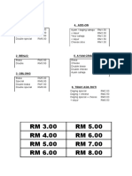 Draft Tulisan Harga Burger